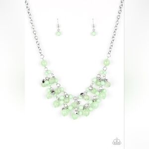 Gone Sailing - Green Necklace